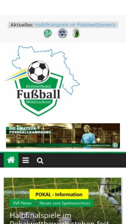 Vorschau der mobilen Webseite www.kvf-mittelsachsen.de, KVF Mittelsachsen e.V.