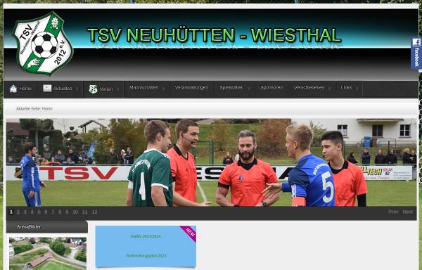 Vorschau von www.tsv-neuhuetten-wiesthal.de, TSV Neuhütten-Wiesthal 2012 e.V.