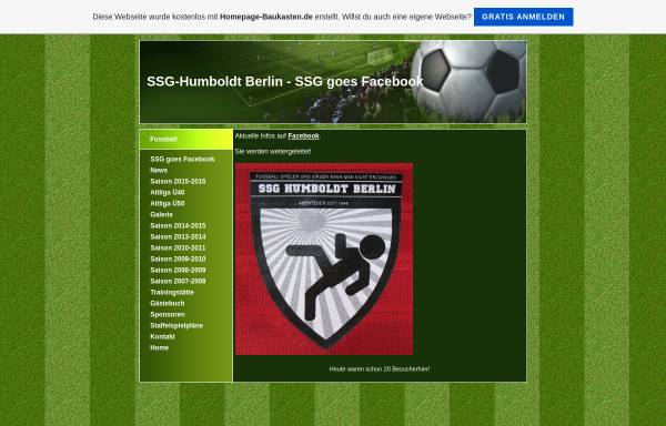 Vorschau von ssg-humboldt.de.tl, SSG Humboldt Berlin e.V.