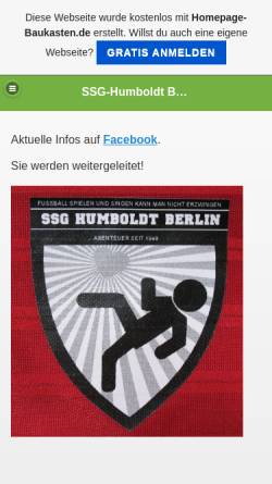 Vorschau der mobilen Webseite ssg-humboldt.de.tl, SSG Humboldt Berlin e.V.