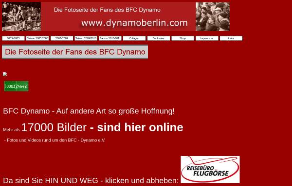 Vorschau von www.dynamoberlin.com, Fotoseite der Fans des BFC
