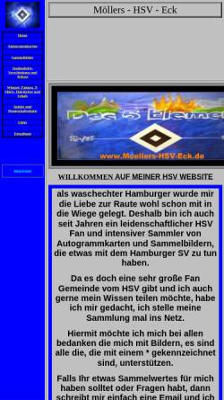 Vorschau der mobilen Webseite www.moellers-hsv-eck.de, Möllers-HSV-ECK