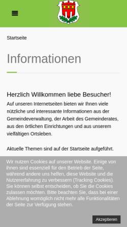 Vorschau der mobilen Webseite gemeinde.blaichach.de, Gemeinde Blaichach