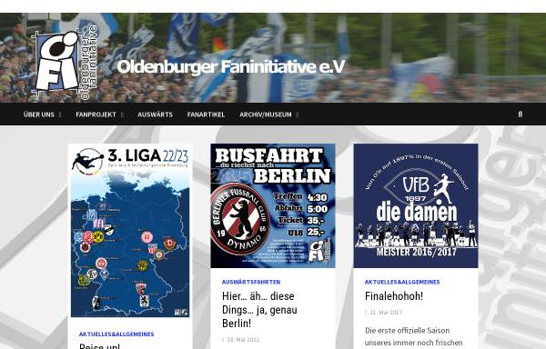 Vorschau von www.ofi-oldenburg.de, Oldenburger Fan-Initiative (OFI)