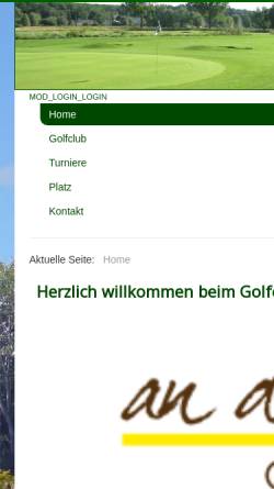 Vorschau der mobilen Webseite www.gcanderoder.de, Golf Club an der Oder