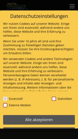 Vorschau der mobilen Webseite www.gc-breisgau.de, Europa-Park Golfclub Breisgau