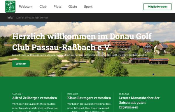 Vorschau von www.golf-akademie-passau.de, Golfakademie Passau-Raßbach