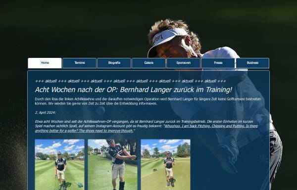 Vorschau von www.bernhardlanger.de, Bernhard Langer
