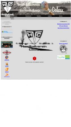 Vorschau der mobilen Webseite www.hvcalau.lima-city.de, HV Calau