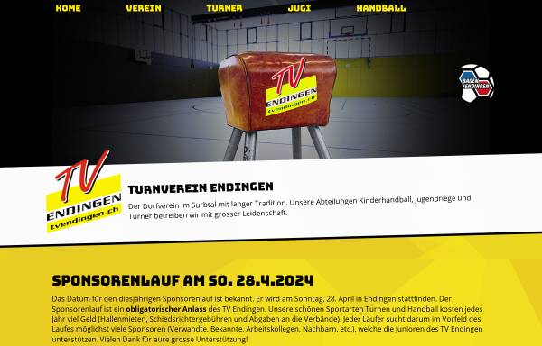 Vorschau von www.tvendingen.ch, TV Endingen Handball