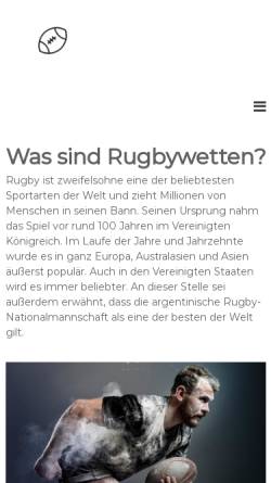 Vorschau der mobilen Webseite www.rugbyklub03-berlin.de, Rugby Klub 03 Berlin