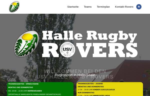 Vorschau von www.halle-rugby.de, USV Rugby Halle Rovers