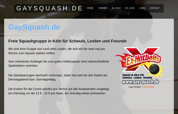 Vorschau von gaysquash.de, Ex-Hotballs