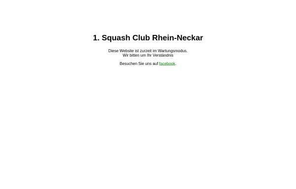 Vorschau von www.sc-rhein-neckar.de, 1. Squash Club Rhein-Neckar
