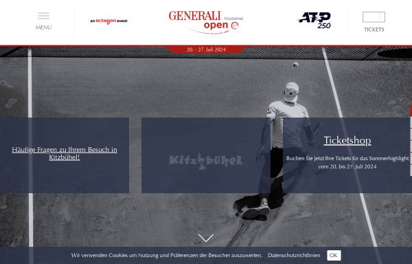 Vorschau von www.generaliopen.com, Generali Open Kitzbühel