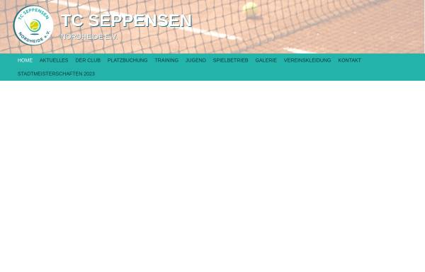 Vorschau von www.tcseppensen.de, Tennisclub Seppensen e.V.