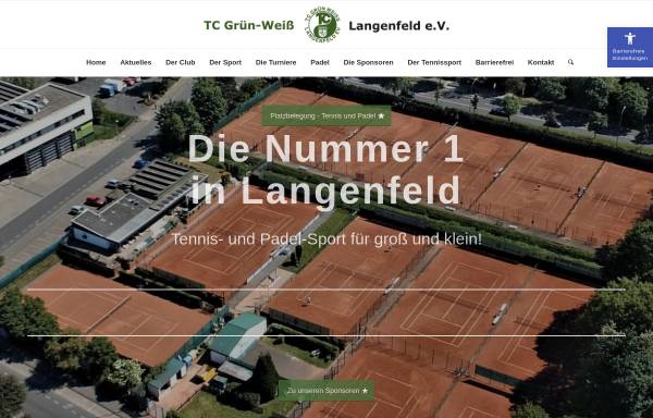 Vorschau von gwl-tennis.de, TC Grün-Weiß Langenfeld e.V.
