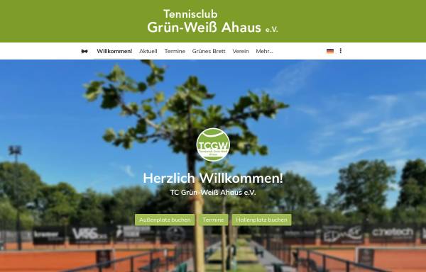 Vorschau von www.tcgw-ahaus.de, TC Grün-Weiß Ahaus e.V.