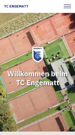 Vorschau der mobilen Webseite engematt.ch, Tennisclub Engematt