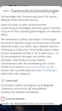 Vorschau der mobilen Webseite ttcbergneustadt.eu, TTC Schwalbe Bergneustadt