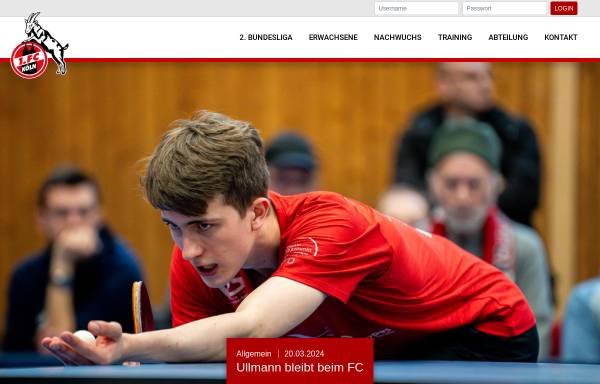 Vorschau von www.fc-koeln-tischtennis.de, 1.FC Köln Tischtennis