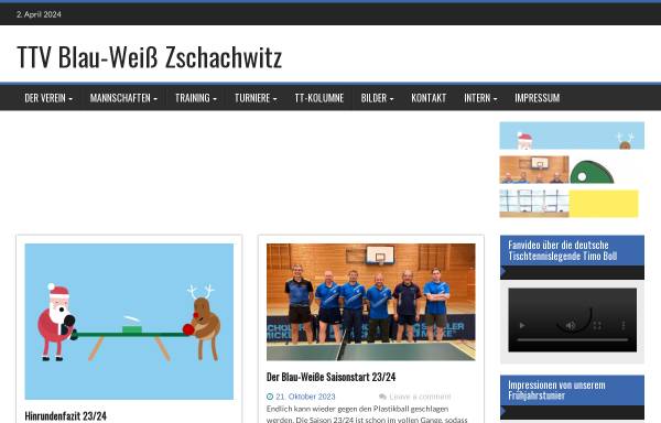 Vorschau von zschachwitz-tischtennis.de, TTV Blau-Weiß Zschachwitz