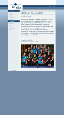 Vorschau der mobilen Webseite esvwoergl.grafixx.at, E.S.V. Sparkasse Wörgl Sektion Tischtennis
