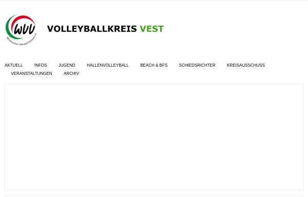 Vorschau von www.volleyballkreis-vest.de, Volleyballkreis Vest
