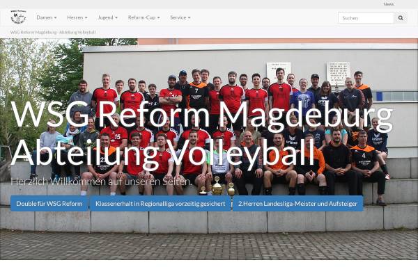 Vorschau von www.wsg-reform-volleyball.de, WSG Reform Magdeburg