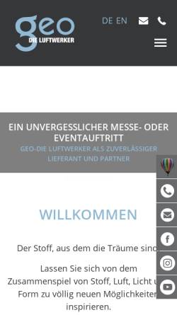 Vorschau der mobilen Webseite geo-dieluftwerker.de, Geo · Die Luftwerker, Robert Meyknecht