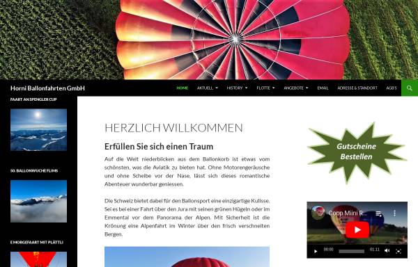 Vorschau von horni-ballonfahrten.ch, Horni Ballonfahrten GmbH