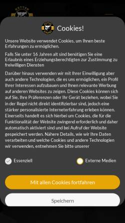 Vorschau der mobilen Webseite www.bjjmuenchen.de, Brazilian Jiu Jitsu Academy Hutton