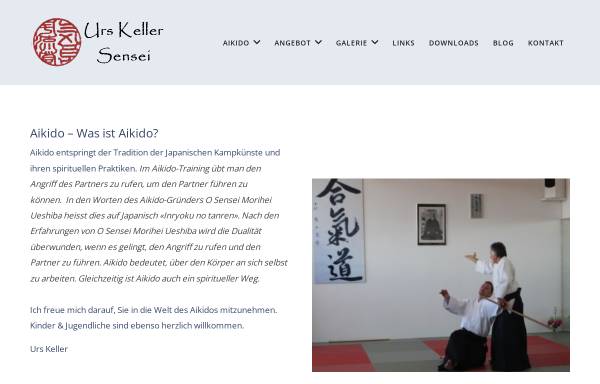 Vorschau von www.aikidolehrer.ch, Lyss - Aikido- und QiGong-Schule Lyss
