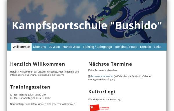 Vorschau von www.bushido-romanshorn.ch, Kampfsportschule Bushido Romanshorn