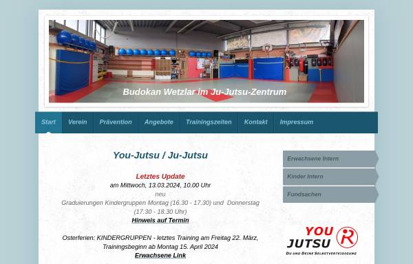 Vorschau von www.ju-jutsu-zentrum-wetzlar.eu, Ju-Jutsu-Zentrum Wetzlar e.V.