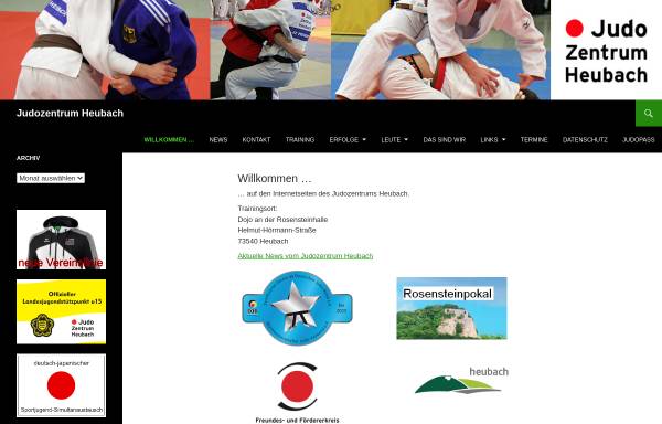 Vorschau von www.jz-heubach.de, Judozentrum Heubach