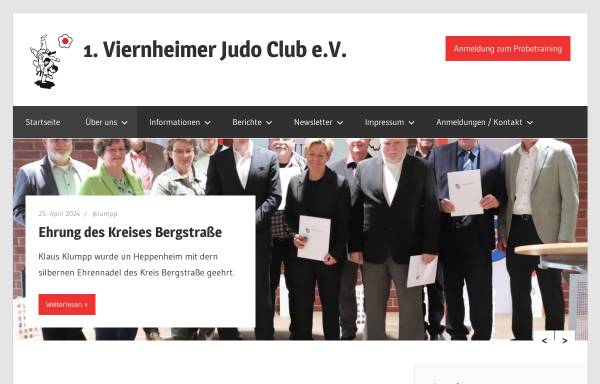 Vorschau von www.1viernheimerjc.de, 1. Viernheimer Judo Club e.V.