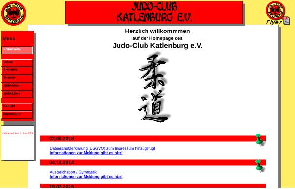 Vorschau von www.judo-club-katlenburg.de, Judo-Club Katlenburg e.V.