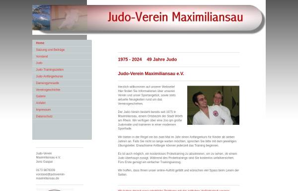 Vorschau von www.judoverein-maximiliansau.de, Judo-Verein Maximiliansau e.V.