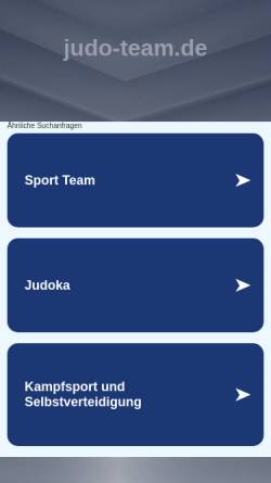 Vorschau der mobilen Webseite judo-team.de, Judoteam Königsland e.V.