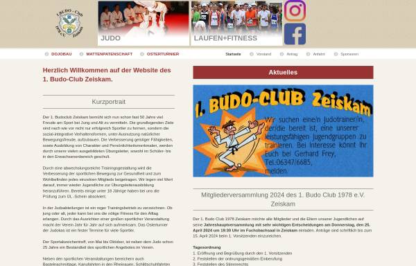 Vorschau von www.1-budo-club-zeiskam.de, 1.Budo-Club Zeiskam 1978 e. V.