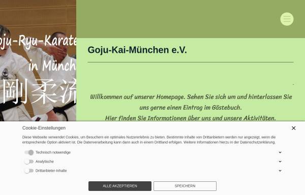 Vorschau von www.goju-kai-muenchen.de, Goju-Kai München e.V.