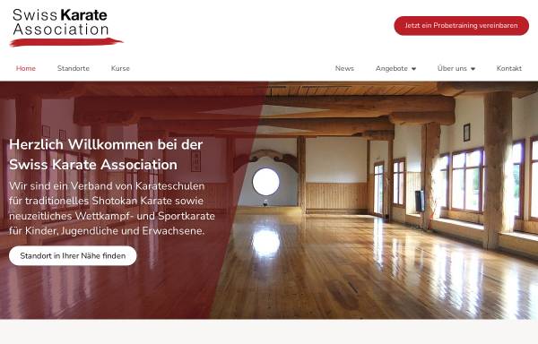 Vorschau von swiss-karate-association.ch, Swiss Karate Association