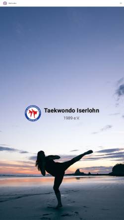 Vorschau der mobilen Webseite tkd-is.de, Taekwondo Iserlohn 1989 e.V.