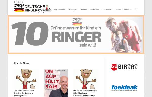Vorschau von www.ringerjugend.de, DRB Ringerjugend