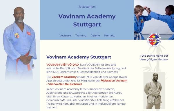 Vorschau von www.vovinam-academy.com, Vovinam-Akademie Stuttgart, Inhaber: George Appiah