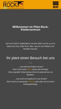 Vorschau der mobilen Webseite www.pfalz-rock.de, Pfalz Rock