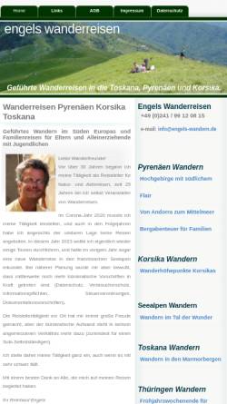 Vorschau der mobilen Webseite www.engels-wandern.de, Engels Wanderreisen