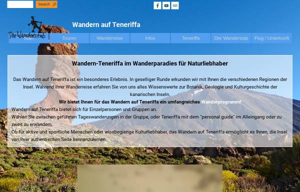 Vorschau von www.derwanderstab.de, Der Wanderstab