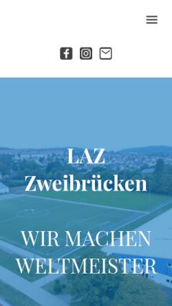 Vorschau der mobilen Webseite www.laz.de, LAZ Zweibrücken